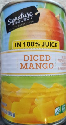Diced Mango in 100% Juice