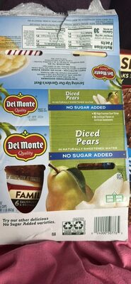 Diced Pears