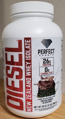 Diesel Triple Rich Chocolate New Zealand Whey Isolate Protein Powder