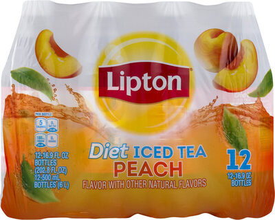 Diet peach iced tea