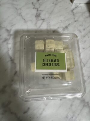 Dill Havarti Cheese Cubes