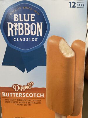 Dipped Butterscotch Ice Cream Bars