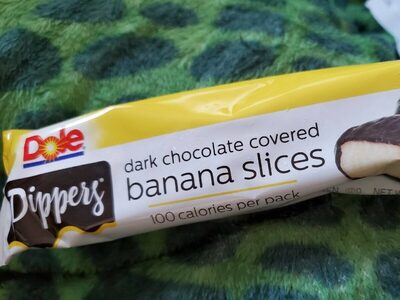 Dippers dark chocolate covered banana slices