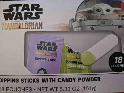 Dipping sticks with candy powder