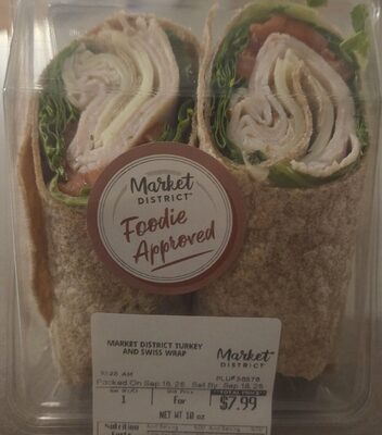 District Market Turkey and Swiss Wrap