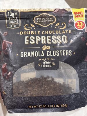 Double Chocolate Espresso Granola Clusters
