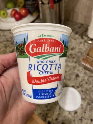 Double Cream Whole Milk Ricotta Cheese