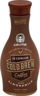 Double Espresso Cold Brew Coffee With Almond Milk