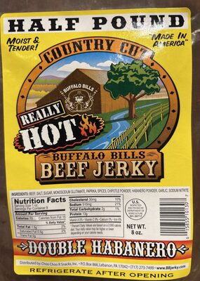 Double Habanero Beef Jerky