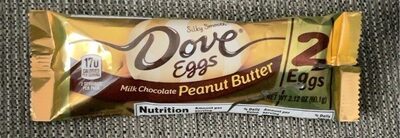 Dove eggs milk chocolate peanut butter