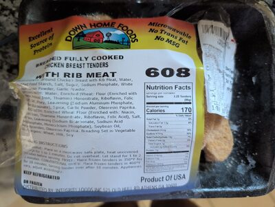 Down Home Foods Chicken Tenders