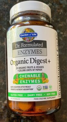Dr. Formulated Enzymes Organic Digest + Tropical Fruit