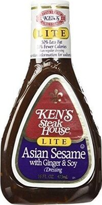 Dressing lite asian sesame with ginger soy z