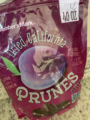 Dried California Prunes Pitted