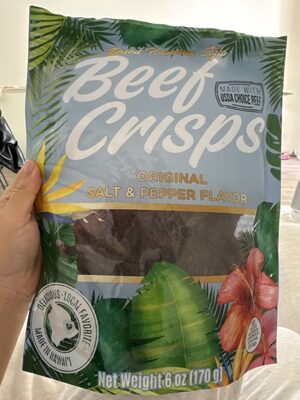 Dried Hawaiian Style Beef Crisps