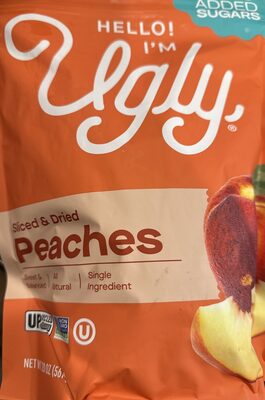 Dried No Sugar Peaches