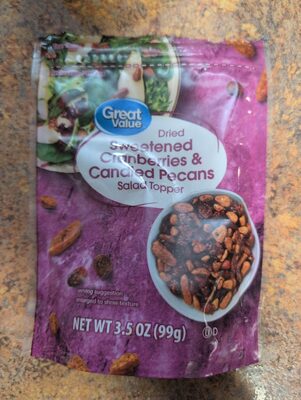 Dried Sweetened Cranberries And Candied Pecans