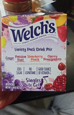 Drink Mix - Passion Fruit, Strawberry Peach, Grape, Cherry Pomegranate