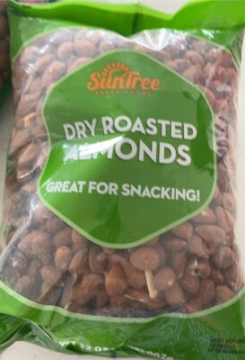 Dry roasted almonds