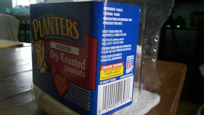 Dry roasted peanuts, unsalted