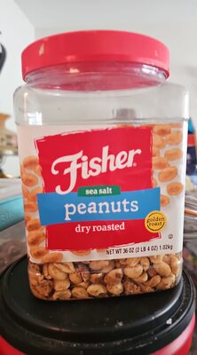 Dry roasted sea salt peanuts