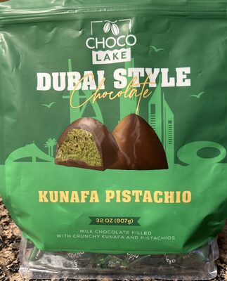 Dubai Style Chocolate Kanufa Pistachio
