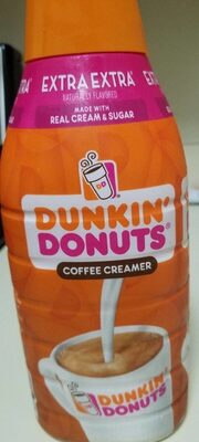 Dunkin Donuts extra extra coffee creamer
