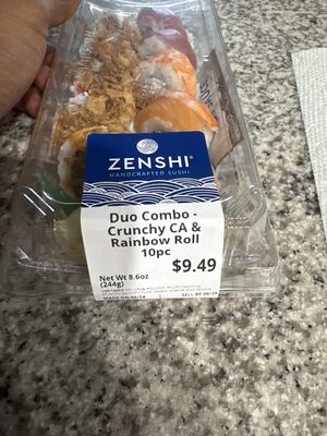 Duo Combo - Crunchy CA & Rainbow roll 10pc