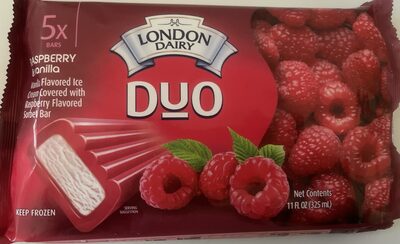 Duo Raspberry & Vanilla Ice Cream Bar