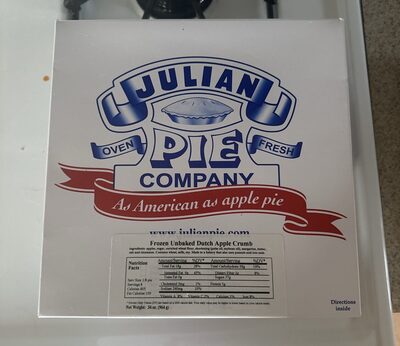 Dutch Apple Crumb Pie