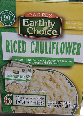Earthly Choice Riced Cauliflower