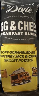 Egg & cheese breakfast burrito