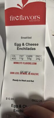 Egg & Cheese Enchiladas