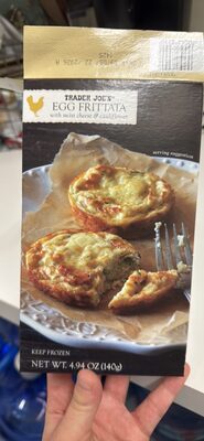 Egg Frittata with swiss cheese & cauliflower