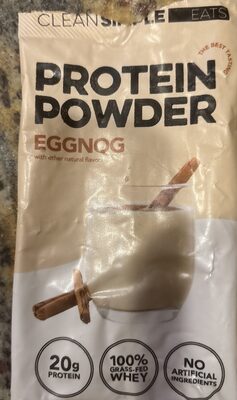 Egg nog protein powder
