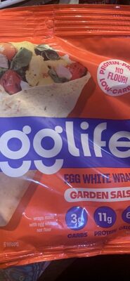 Egg White Wraps Garden Salsa