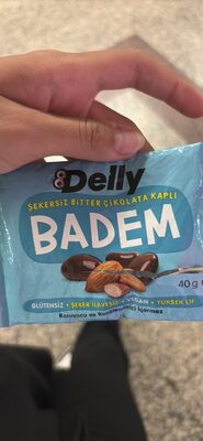 Şekersiz Bitter Çikolata Kaplı Badem