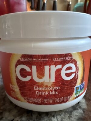 Electrolyte Drink Mix Blood Orange By Cure