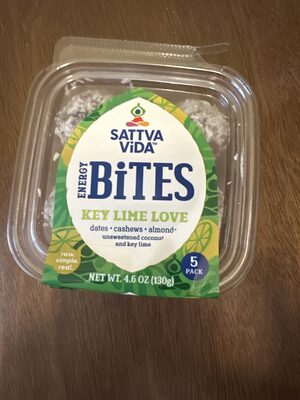Energy bites key lime love