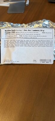 English Muffin with Turkey Bacon Sandwich