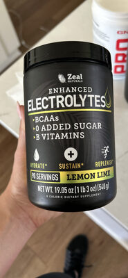 Enhanced Electrolytes Lemon Lime