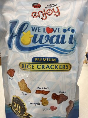 Enjoy We Love Hawaii Rice Cracker