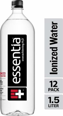 Essentia water liter bottles pack ionized