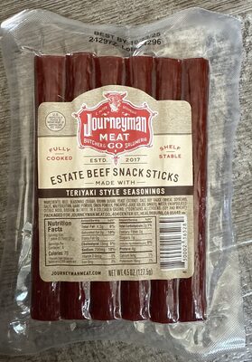 Estate Beef Snack Sticks - Teriyaki Style