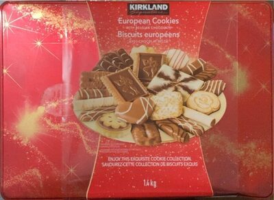 European cookies with belgian chocolate