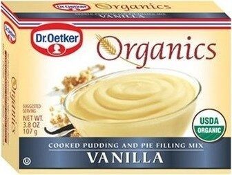 European gourmet bakery organic pudding mix vanilla