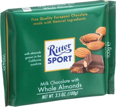 European Milk Chocolate With Whole Almonds