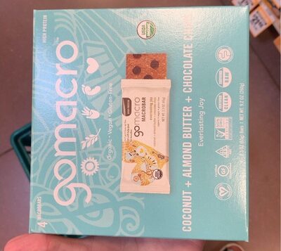 Everlasting Joy Macrobar Coconut + Almond Butter + Chocolate Chips