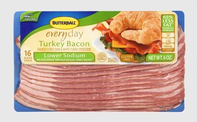 Everyday Lower Sodium Turkey Bacon