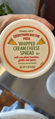 Everything But The Pizza Whipped Cream Cheese Spread
